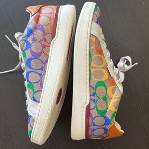 Rainbow Coach Sneakers